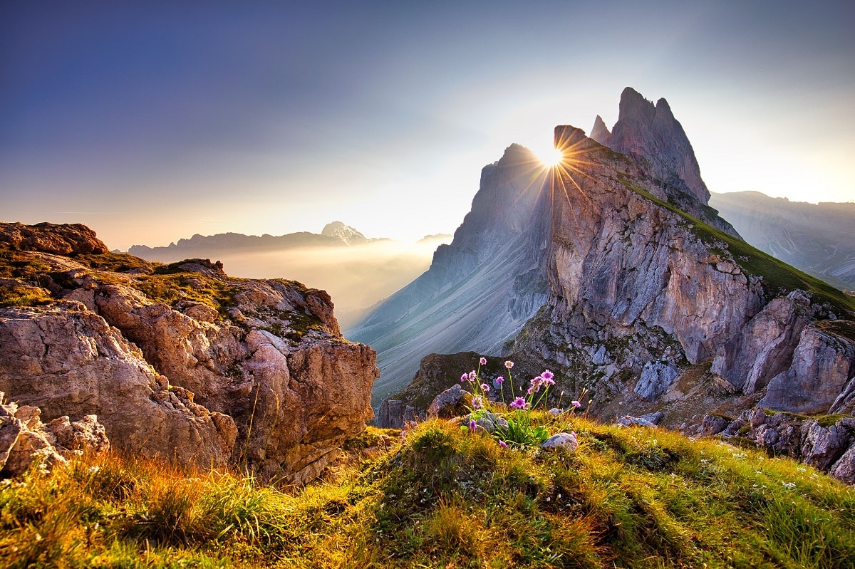Amazing view on Seceda peak. Trentino Alto Adige, Dolomites Alps rando-Italie-massif-Odle-Dolomites